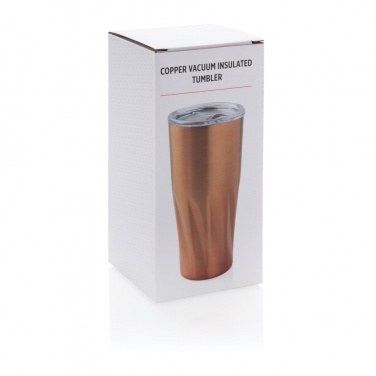 Logo trade promotional merchandise image of: Copper vacuum insulated tumbler
