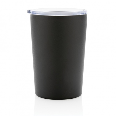 Logotrade corporate gift image of: RCS Recycled stainless steel modern vacuum mug with lid