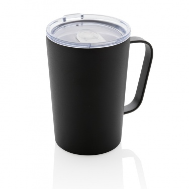 Logotrade corporate gifts photo of: RCS Recycled stainless steel modern vacuum mug with lid