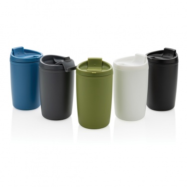 Logo trade business gift photo of: GRS Recycled PP tumbler with flip lid