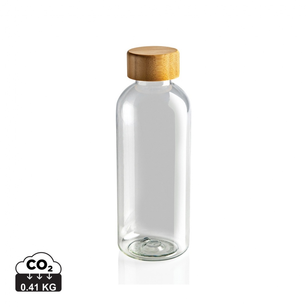Logo trade promotional item photo of: RCS RPET bottle with bamboo lid