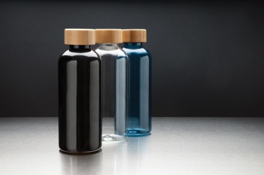 Logo trade promotional giveaways image of: RCS RPET bottle with bamboo lid