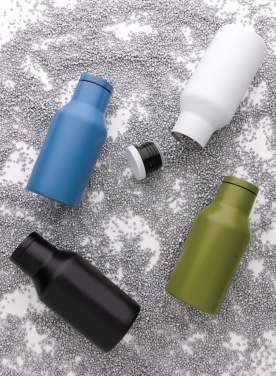 Logotrade corporate gift picture of: RCS Recycled stainless steel compact bottle