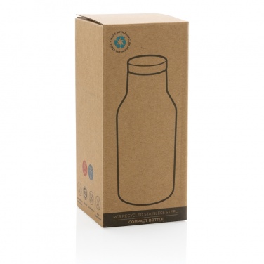 Logotrade promotional product picture of: RCS Recycled stainless steel compact bottle