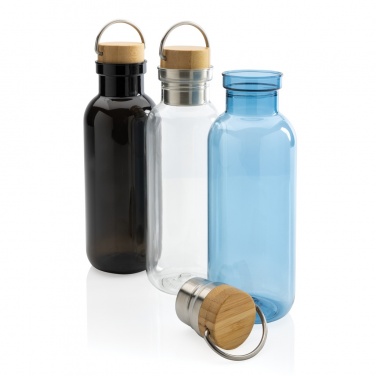 Logotrade promotional item picture of: RCS RPET bottle with bamboo lid and handle