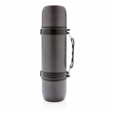 Logo trade promotional giveaways image of: Vacuum flask with 2 cups