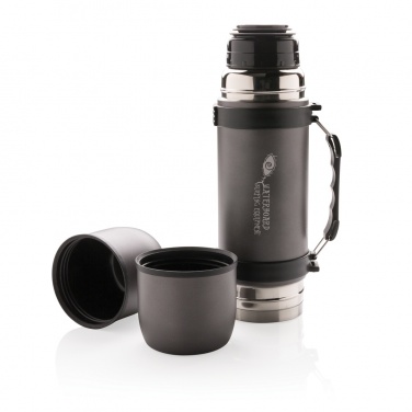 Logo trade promotional giveaways image of: Vacuum flask with 2 cups