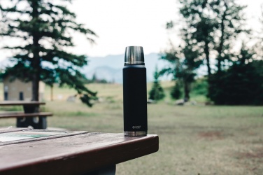 Logo trade promotional items image of: Swiss Peak Elite 1L copper vacuum flask