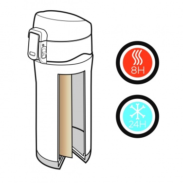 Logo trade advertising products image of: Swiss Peak Elite copper vacuum mug