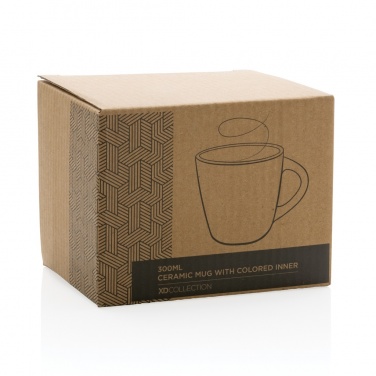 Logotrade advertising products photo of: Ceramic mug with coloured inner 300ml