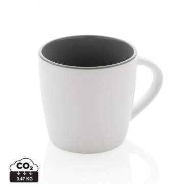 Logo trade promotional giveaways picture of: Ceramic mug with coloured inner 300ml