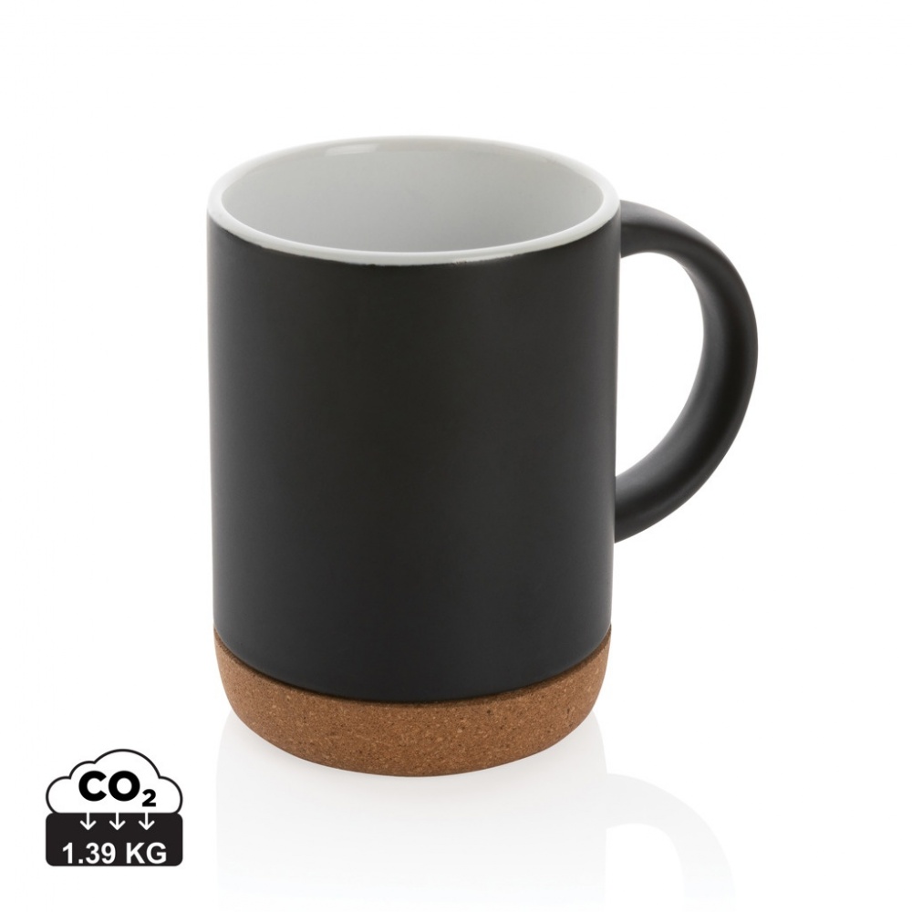 Logotrade promotional merchandise picture of: Ceramic mug with cork base 280ml