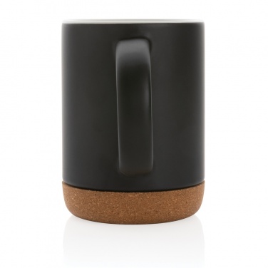 Logo trade promotional products image of: Ceramic mug with cork base 280ml