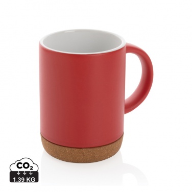 Logo trade promotional products picture of: Ceramic mug with cork base 280ml
