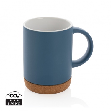 Logotrade promotional products photo of: Ceramic mug with cork base 280ml