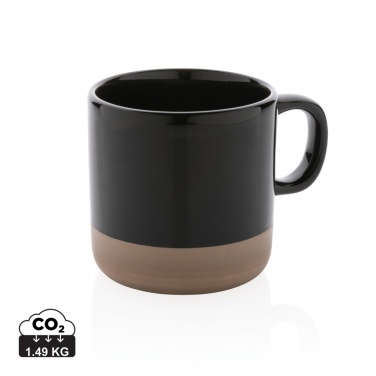 Logo trade promotional gifts image of: Glazed ceramic mug 360ml