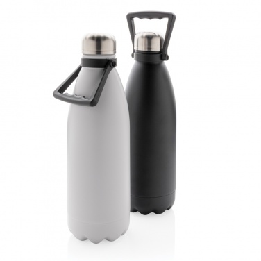 Logo trade promotional products image of: RCS Recycled stainless steel large vacuum bottle 1.5L