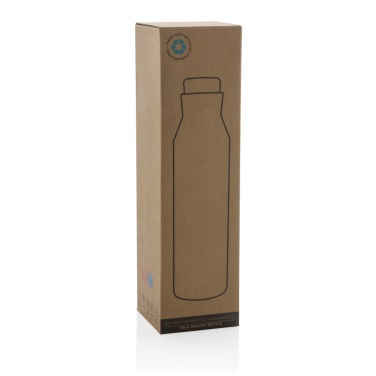 Logotrade promotional merchandise photo of: Gaia RCS certified recycled stainless steel vacuum bottle