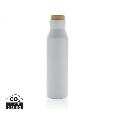 Logo trade corporate gifts image of: Gaia RCS certified recycled stainless steel vacuum bottle
