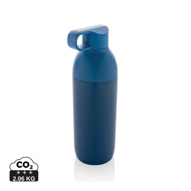 Logo trade business gifts image of: Flow RCS recycled stainless steel vacuum bottle