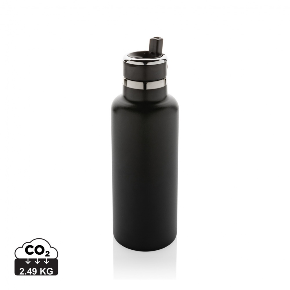 Logotrade promotional product image of: Hydro RCS recycled stainless steel vacuum bottle with spout