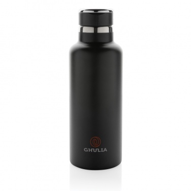 Logotrade promotional gift picture of: Hydro RCS recycled stainless steel vacuum bottle with spout