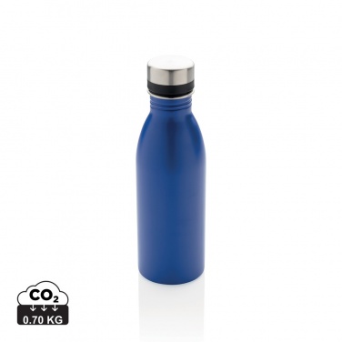 Logo trade promotional items image of: RCS Recycled stainless steel deluxe water bottle