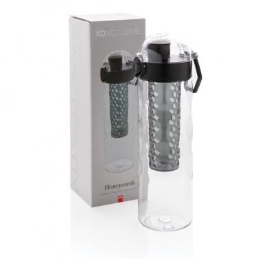 Logo trade corporate gifts picture of: Honeycomb lockable leak proof infuser bottle