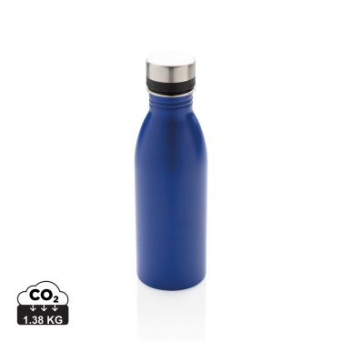 Logo trade promotional merchandise photo of: Deluxe stainless steel water bottle