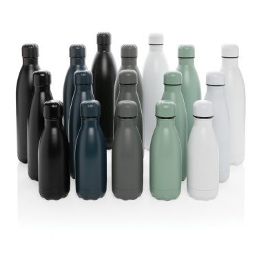 Logotrade advertising product image of: Solid colour vacuum stainless steel bottle 500 ml