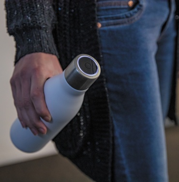 Logo trade promotional items picture of: UV-C steriliser vacuum stainless steel bottle