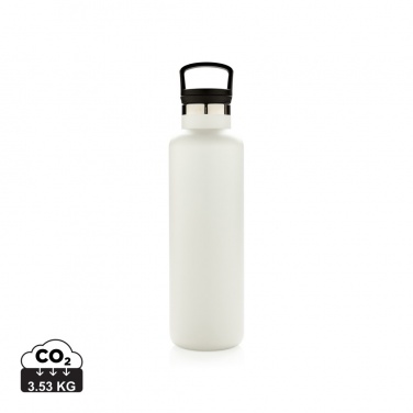 Logo trade promotional giveaways image of: Vacuum insulated leak proof standard mouth bottle