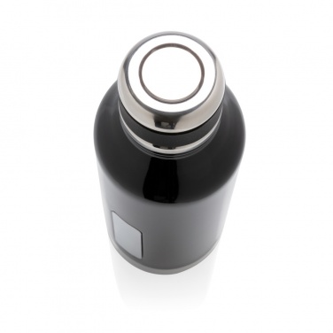 Logotrade promotional merchandise image of: Leak proof vacuum bottle with logo plate