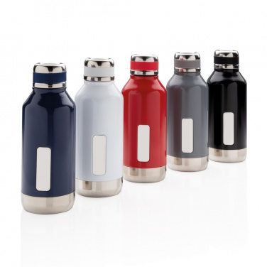 Logotrade promotional product picture of: Leak proof vacuum bottle with logo plate