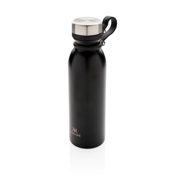 Logo trade promotional merchandise image of: Copper vacuum insulated bottle with carry loop