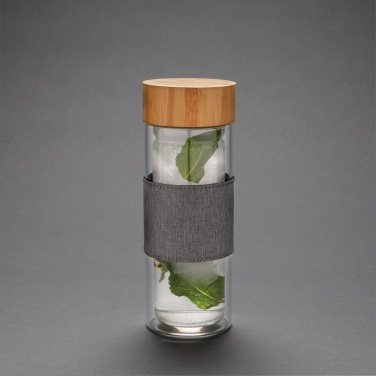 Logotrade promotional merchandise photo of: Impact double wall borosilicate glass bottle