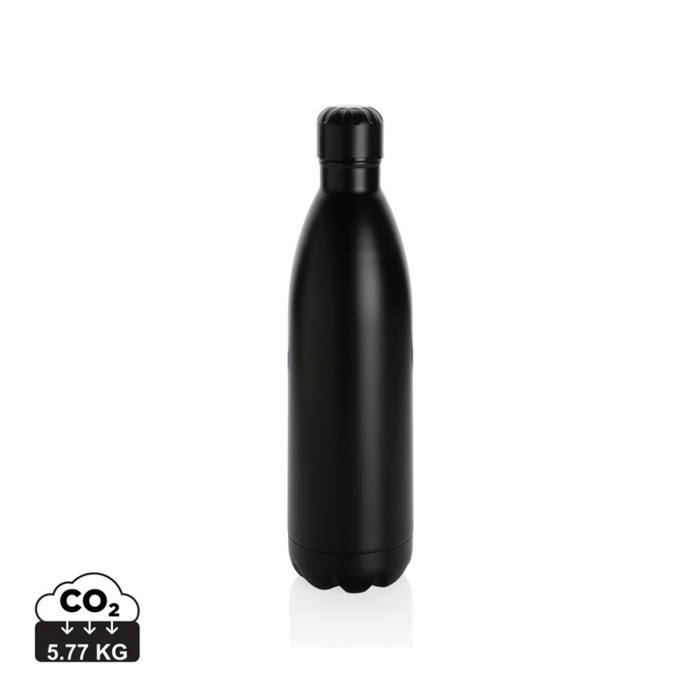 Logotrade advertising product image of: Solid colour vacuum stainless steel bottle 1L