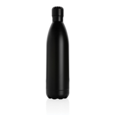 Logo trade corporate gifts picture of: Solid colour vacuum stainless steel bottle 1L
