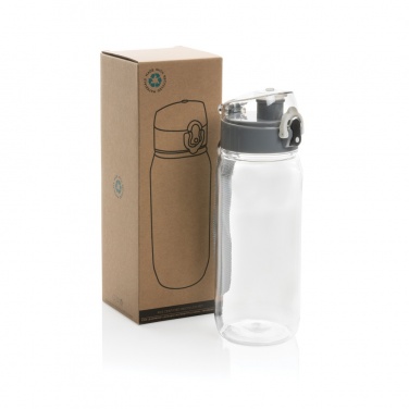 Logotrade promotional item image of: Yide RCS Recycled PET leakproof lockable waterbottle 600ml