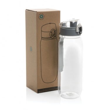 Logo trade business gifts image of: Yide RCS Recycled PET leakproof lockable waterbottle 800ml