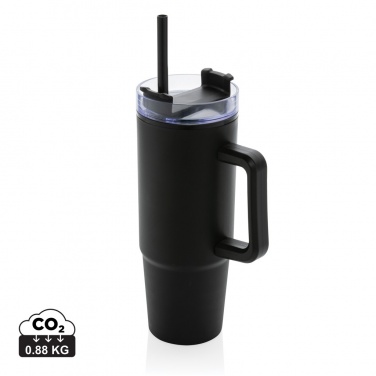 Logotrade promotional product picture of: Tana RCS plastic tumbler with handle 900ml