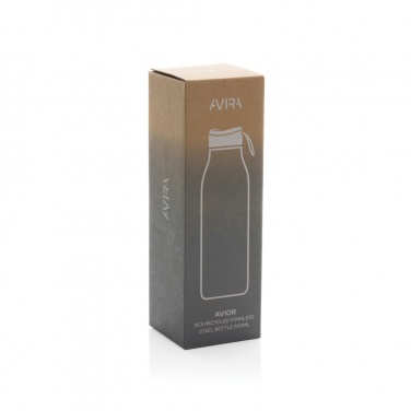 Logo trade advertising products picture of: Avira Avior RCS Re-steel bottle 500 ML