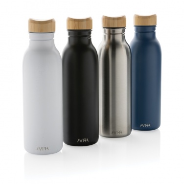 Logo trade promotional item photo of: Avira Alcor RCS Re-steel single wall water bottle 600 ML