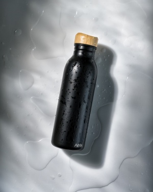 Logo trade promotional giveaways image of: Avira Alcor RCS Re-steel single wall water bottle 600 ML