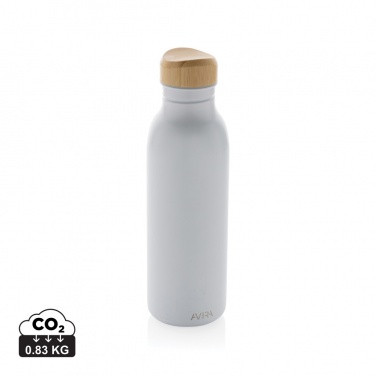 Logotrade corporate gift image of: Avira Alcor RCS Re-steel single wall water bottle 600 ML