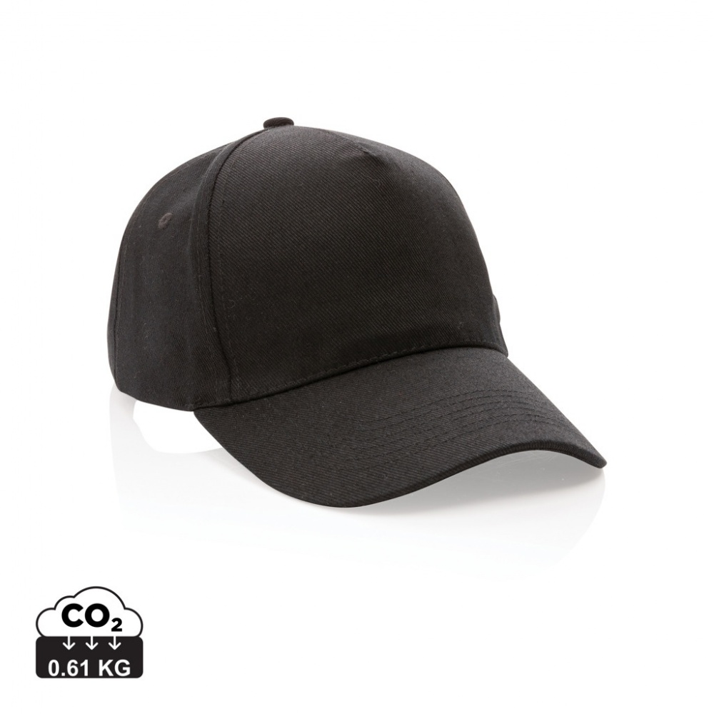 Logotrade advertising product image of: Impact 5panel 280gr Recycled cotton cap with AWARE™ tracer
