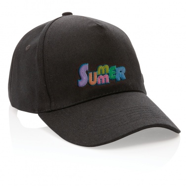 Logotrade promotional items photo of: Impact 5panel 280gr Recycled cotton cap with AWARE™ tracer