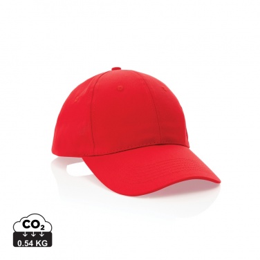 Logo trade promotional items picture of: Impact 6 panel 190gr Recycled cotton cap with AWARE™ tracer