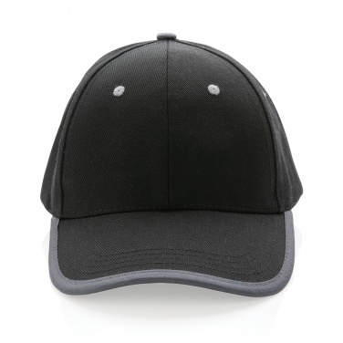 Logotrade promotional item image of: Impact AWARE™ Brushed rcotton 6 panel contrast cap 280gr