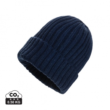 Logotrade promotional gifts photo of: Kennedi AWARE™ Polylana® beanie with large rib